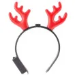 opaska party rogi renifera swiecaca czerwona