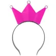 opaska party tiara swiecaca rozowa