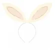 opaska party uszy krolika kremowy partydeco 4 szt