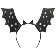 opaski party nietoperze gwiazdki halloween czarny partydeco 4 szt