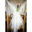 organza gladka biala partydeco 0 16 x 9 m