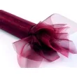 organza glitter bordowa brokatowa 16 cm 9 m 1 rolka