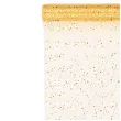 organza glitter zloty partydeco 0 36 x 9m