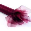organza glittery bordowy 0 36 x 9 m 1 szt