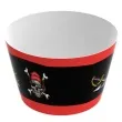 oslonki dekoracyjne pirat czarny czerwony congee 6 szt