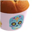 oslonki na muffinki dia de los muertos 6 szt
