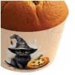 oslonki na muffinki halloween kot czarownicy z dynia 6 szt