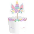 oslonki na muffinki jednorozec unicorn partypal 6 szt