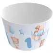 oslonki na muffinki misie z balonikami na roczek blekitny congee 6 szt