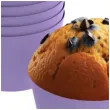 oslonki na muffinki monokolor fioletowy 6 szt