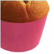 oslonki na muffinki monokolor rozowy 6 szt