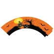 oslonki na muffinki nawiedzony dom halloween pomaranczowy congee 6 szt