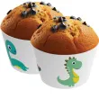 oslonki na muffinki wesole dinozaury congee 6 szt