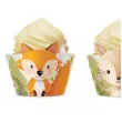oslonki na muffinki zwierzeta lesni przyjaciele partypal 6 szt