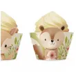 oslonki na muffinki zwierzeta lesni przyjaciele partypal 6 szt