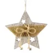 ozdoba choinkowa gwiazda z dzwoneczkami drewniana arpex 10 cm