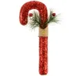 ozdoba choinkowa laska brokatowa czerwona arpex 20 cm