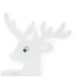 ozdoba choinkowa piankowe reniferki biala partypal 2 szt