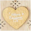 ozdoba choinkowa serce merry christmas drewniana arpex 10 cm