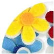 ozdoba filcowa kwiatki kolorowe titanum 15 szt