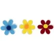 ozdoba filcowa kwiatki kolorowe titanum 15 szt