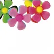ozdoba filcowa kwiatki mix titanum 10 szt