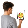 ozdoba filcowa kwiatki wiosenny mix z czerwienia 3 cm 15 szt