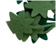 ozdoba filcowa kwiatki zielone titanum 4 szt