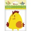 ozdoba filcowa wielkanoc kura mix titanum 9 4 cm 3 szt
