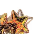 ozdoba materialowa gwiazdy metaliczny mix zloty titanum 34 mm 12 szt