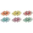 ozdoba materialowa kwiatki titanum 9 szt