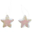 ozdoby choinkowe cekinowe gwiazdki perlowe arpex 8 cm 2 szt
