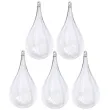 ozdoby choinkowe kropelki akrylowe aliga 18 cm 5 szt