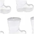 ozdoby choinkowe mikolajowe buty akrylowe aliga 10 cm 5 szt
