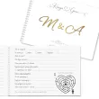 pamiatka slubu ksiega gosci weselnych album pamiatkowy inicjaly personalizacja