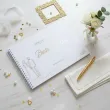 pamiatka slubu ksiega gosci weselnych album pamiatkowy para mloda personalizacja zlocona