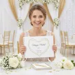 pamiatka slubu ksiega gosci weselnych album pamiatkowy zlote serce personalizacja