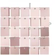 panel dekoracyjny cekinowy rose gold partydeco 30 x 30 cm
