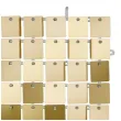panel dekoracyjny cekinowy zloty jasny partydeco 30 x 30 cm