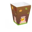 papierowe pudelka na popcorn dzien jeza jesien do szkoly przedszkola 4 szt