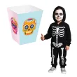 papierowe pudelka na popcorn na halloween dia de los muertos 4 szt