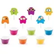 papilotki do muffinek potworki zestaw partydeco