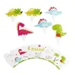 papilotki do muffinek wesole dinozaury jix 6 szt