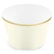 papilotki na muffinki classic kremowy jasny 6 szt