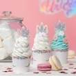 papilotki na muffinki jednorozec unicorn partypal 6 szt