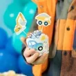 papilotki na muffinki pojazdy miejskie budowa partypal 6 szt