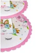 patera papierowa jednorozec unicorn rozowo biala jix