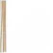 patyczki drewniane okragle dlugie naturalne titanum 300 mm 10 szt