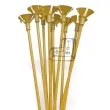 patyczki z zatyczkami 35 cm zolte 10 szt