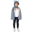 pelerynka dla dzieci szara myszka rozm uniw